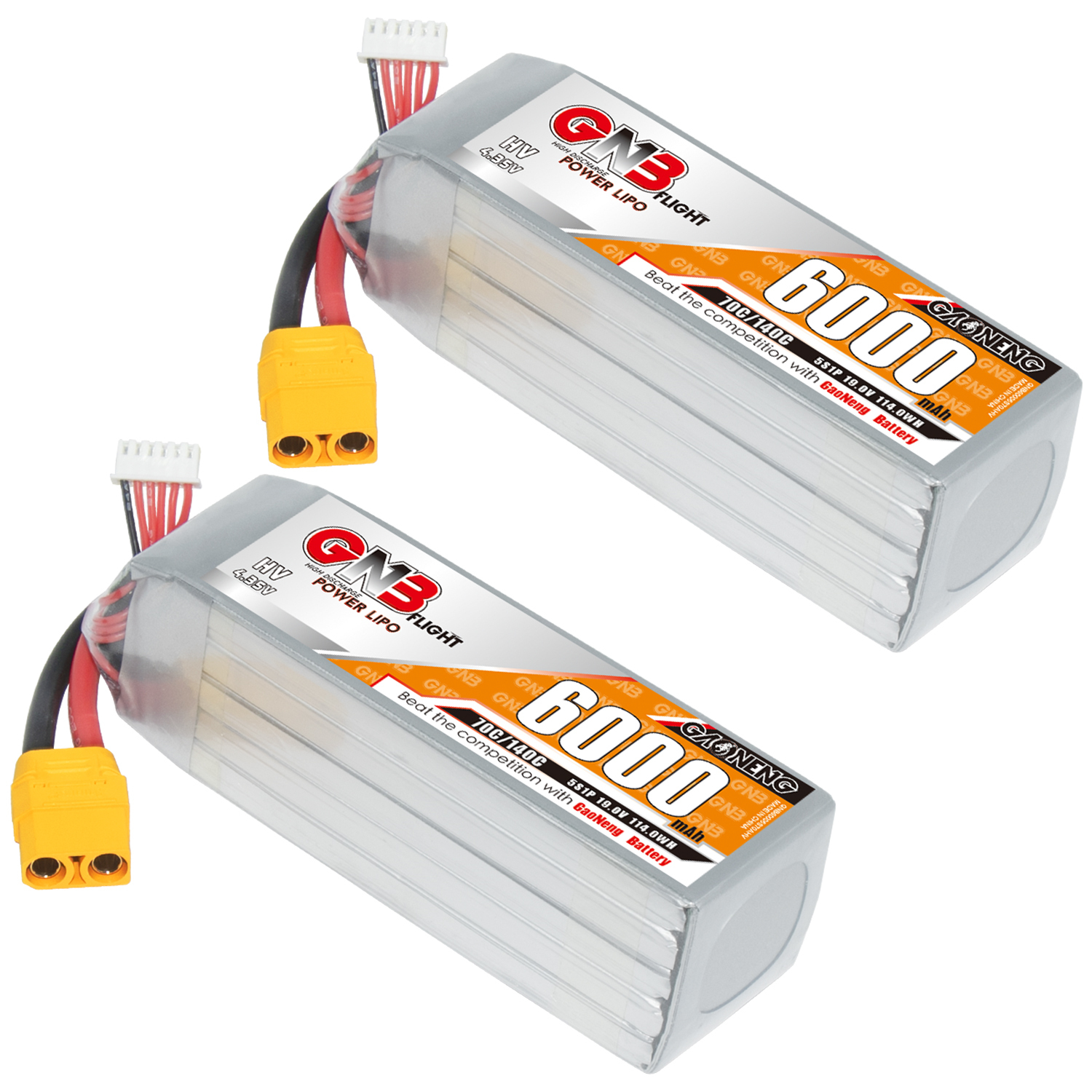 GAONENG GNB HV 5S 19V 6000mAh 70C LiPo Battery XT90