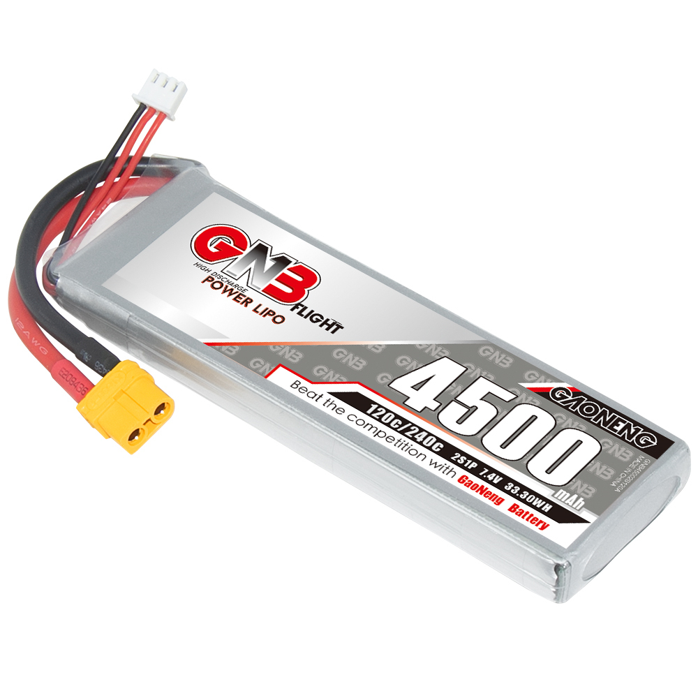 GAONENG GNB 2S 7.4V 4500mAh 120C LiPo Battery XT60