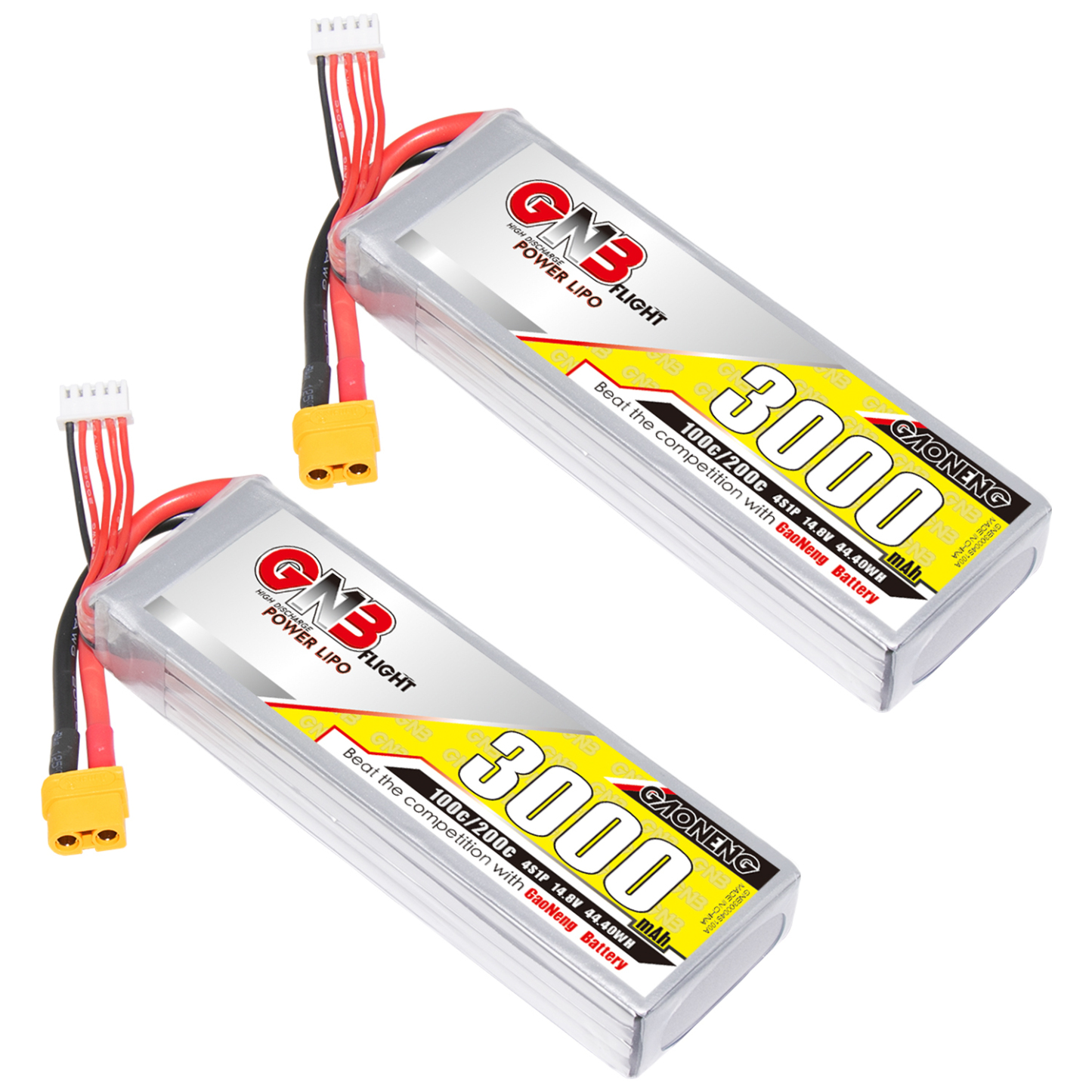 GAONENG GNB 4S 14.8V 3000mAh 100C LiPo Battery XT60