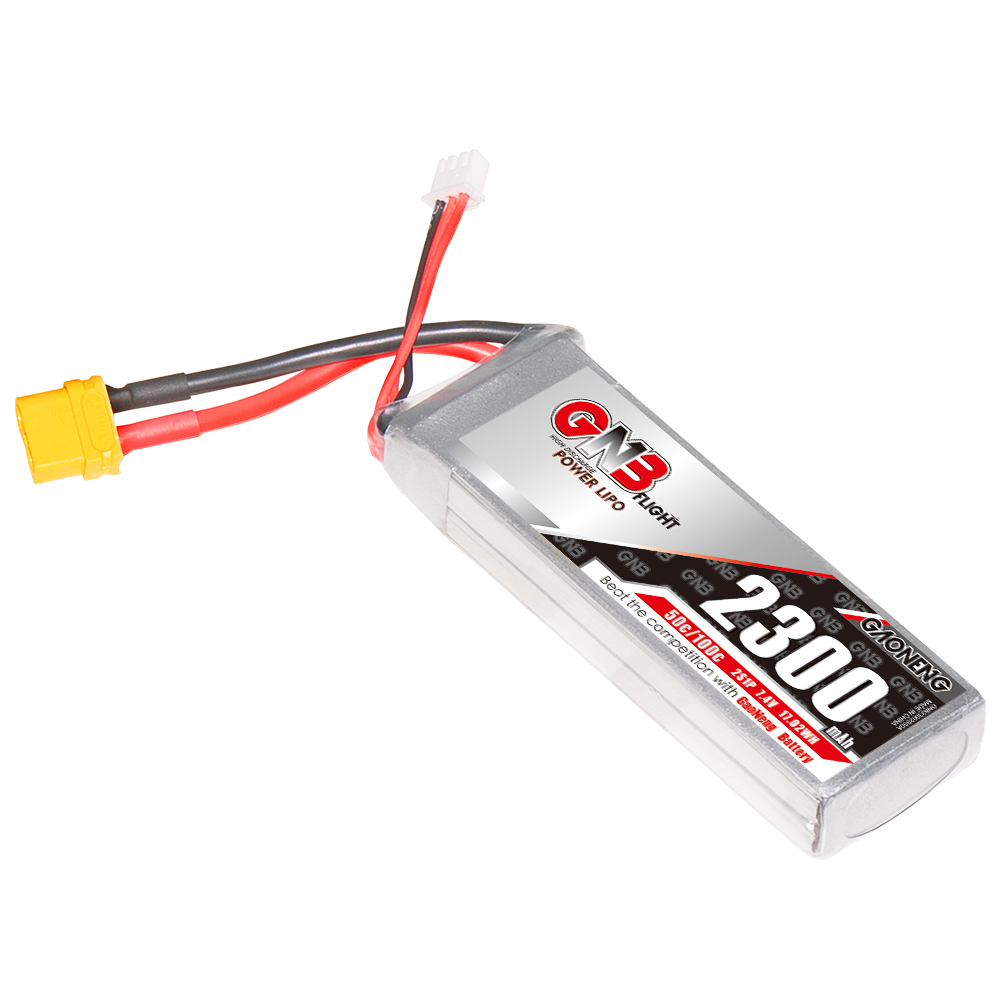 GAONENG GNB 2S 7.4V 2300mAh 50C LiPo Battery XT60 Connector