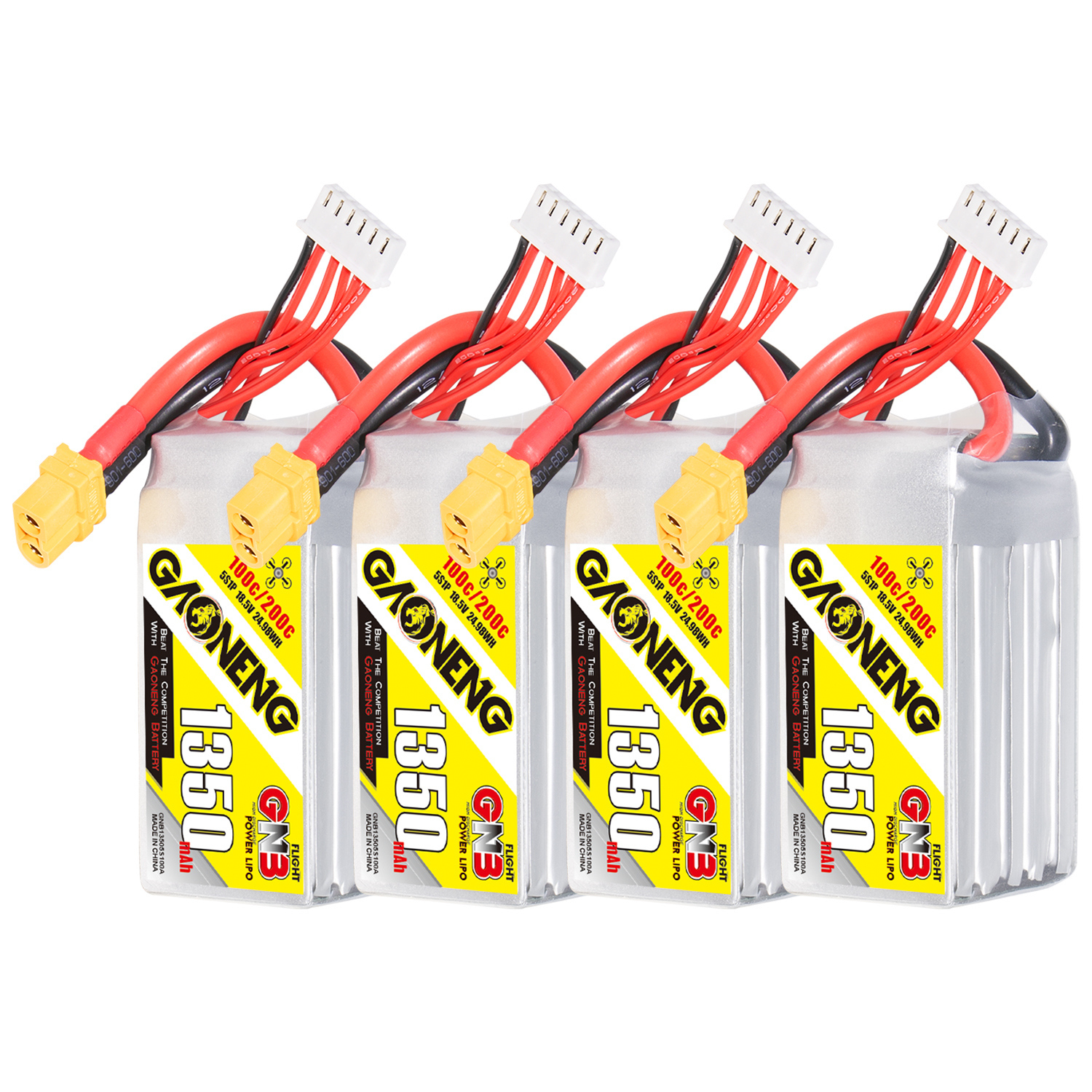 GAONENG GNB 5S 18.5V 1350mAh 100C XT60 LiPo Battery