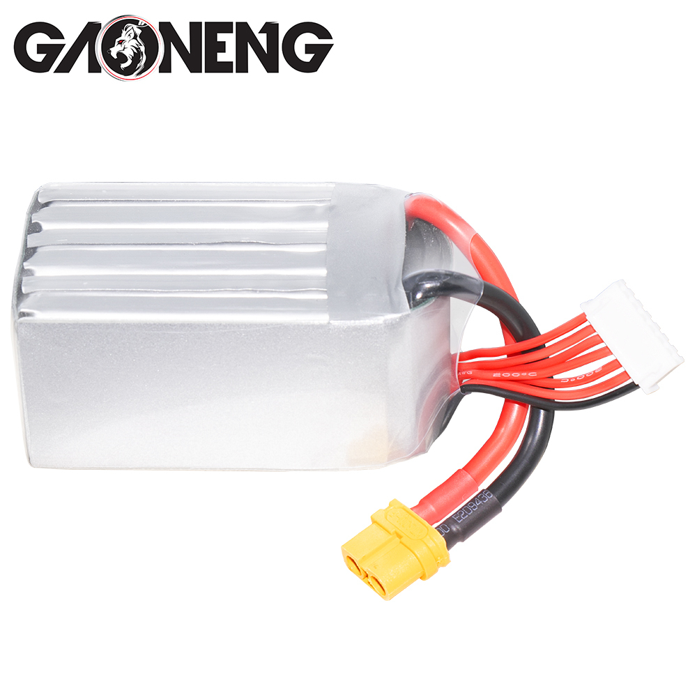 2PCS - GAONENG GNB 6S 22.2V 1350mAh 100C XT60 LiPo Battery