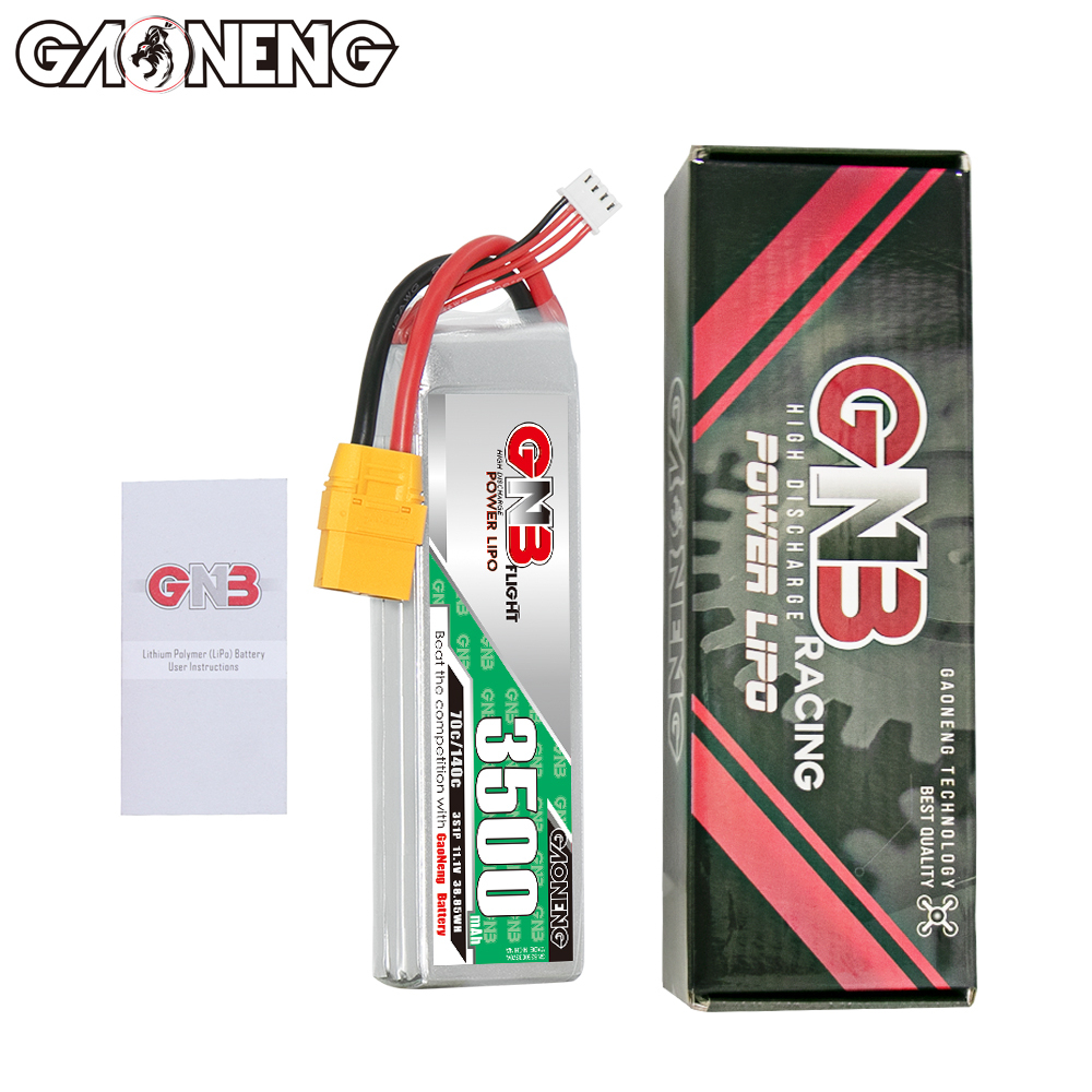 GAONENG GNB 3S 11.1V 3500mAh 70C LiPo Battery XT90