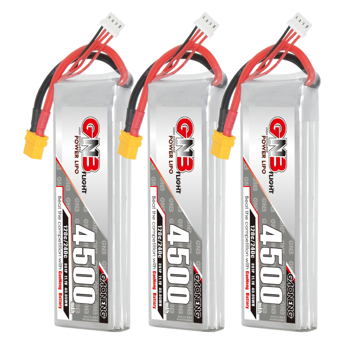 GAONENG GNB 3S 11.1V 4500mAh 120C LiPo Battery XT60