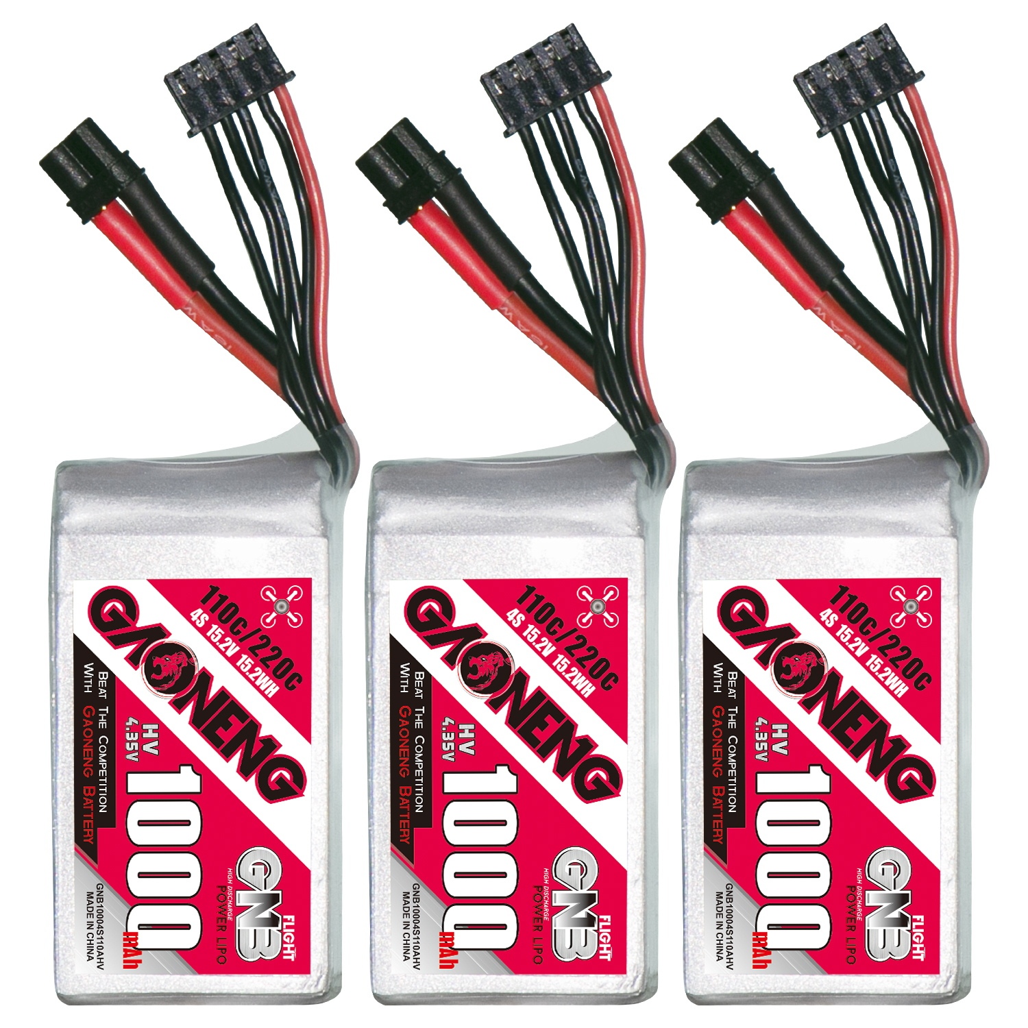 GAONENG GNB LiHV 4S 15.2V 1000mAh 110C XT30 LiPo Battery