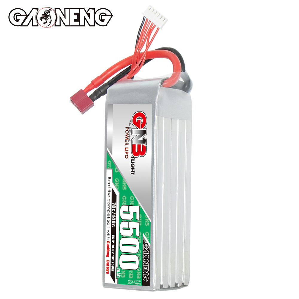 GAONENG GNB 5S 18.5V 5500mAh 70C T-PLUG RC LiPo Battery