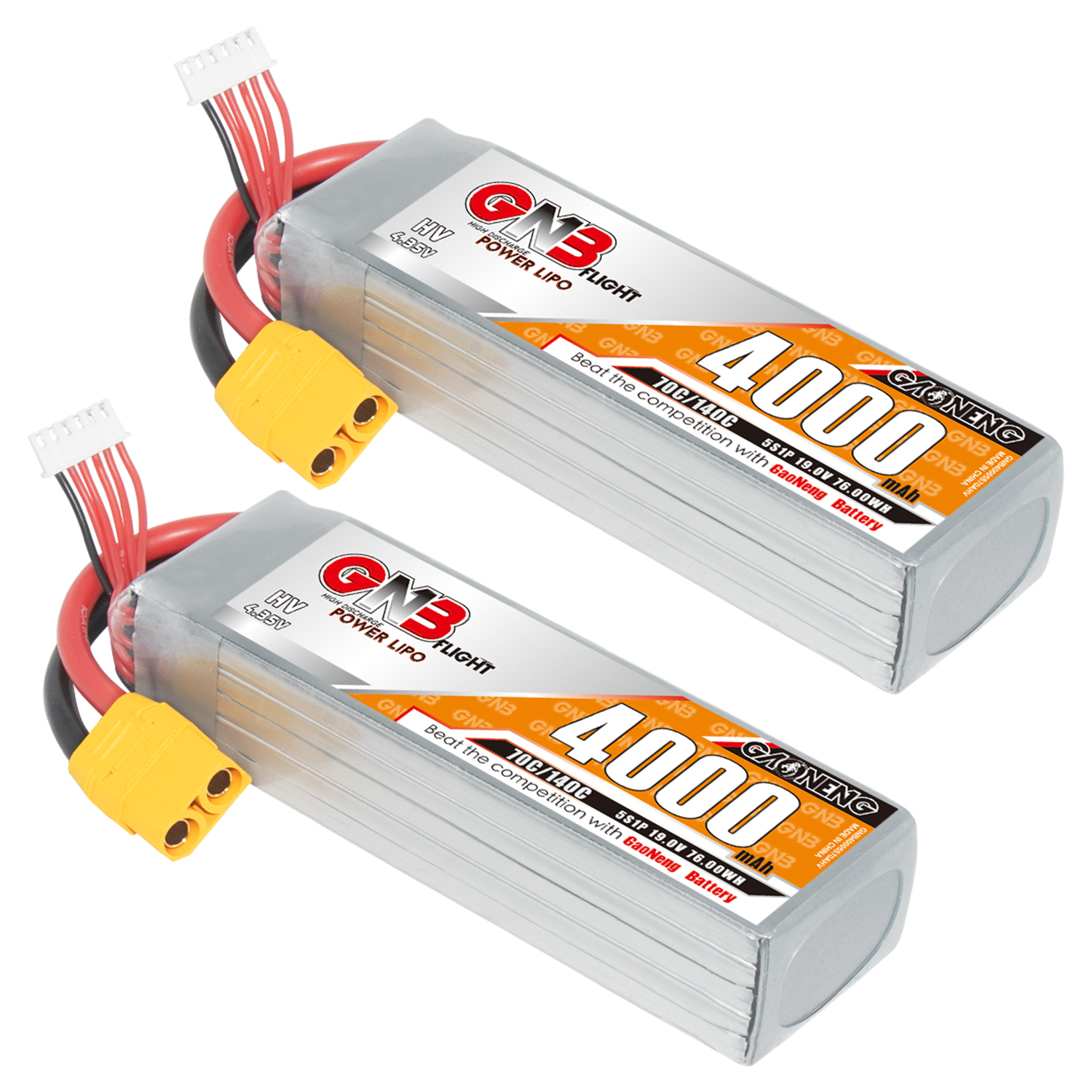 GAONENG GNB LiHV 5S 19V 4000mAh 70C LiPo Battery XT90