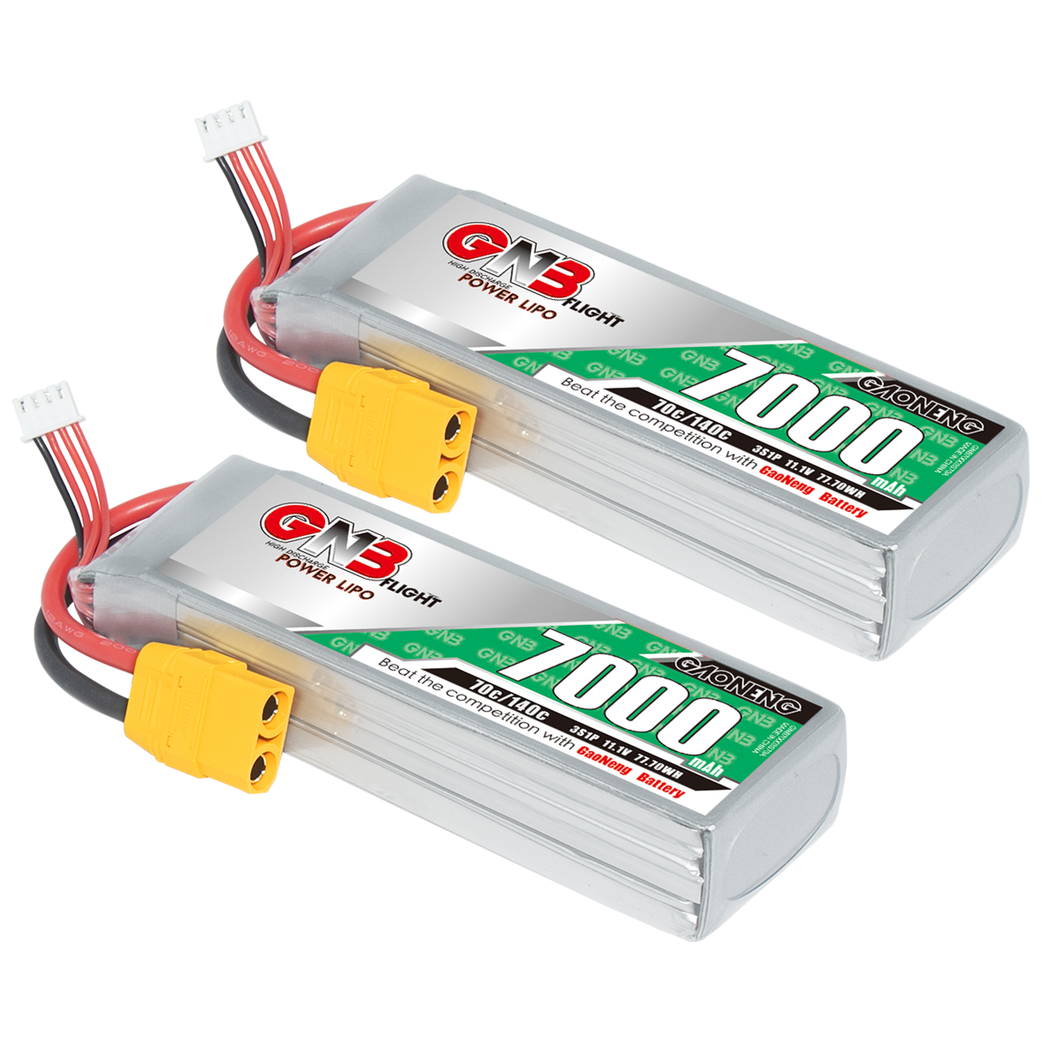 GAONENG GNB 3S 11.1V 7000mAh 70C LiPo Battery XT90