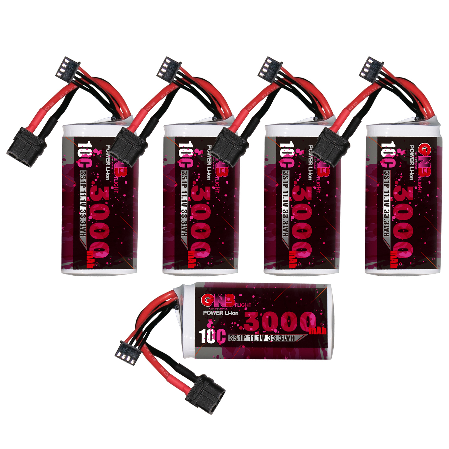GAONENG GNB 3S 11.1V 3000mAh 10C XT60 Li-ion Battery made with Sony 18650 VTC6