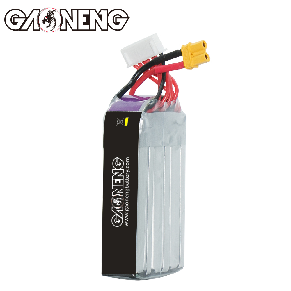 GAONENG GNB LiHV 6S 22.8V 850mAh 60C XT30 LiPo Battery Long Type