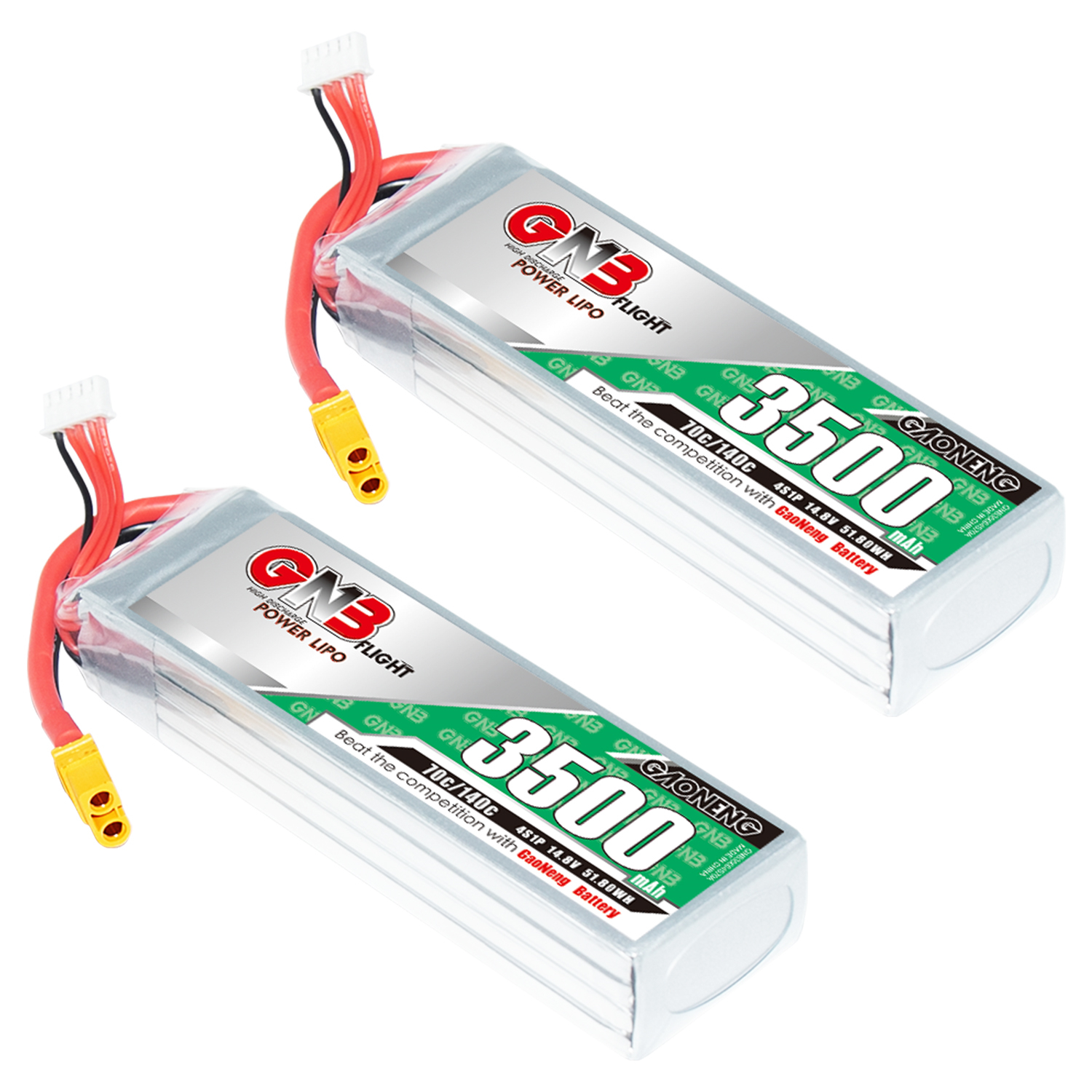 GAONENG GNB 4S 14.8V 3500mAh 70C XT60 LiPo Battery