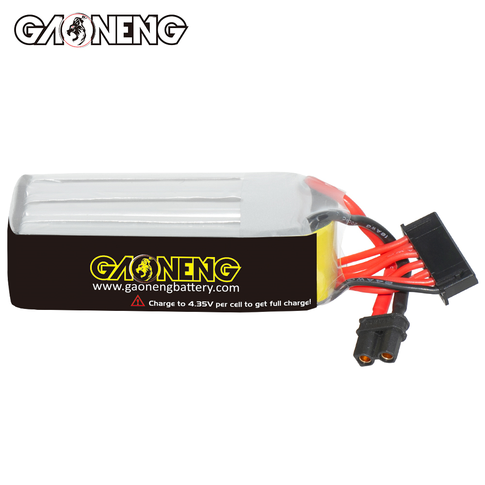 GAONENG GNB LiHV 6S 22.8V 660mAh 90C XT30 LiPo Battery Long Type