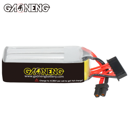 GAONENG GNB LiHV 6S 22.8V 660mAh 90C XT30 LiPo Battery Long Type