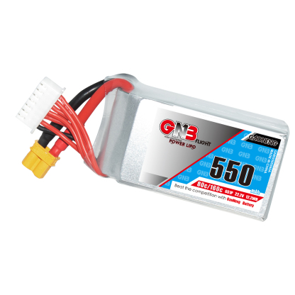 GAONENG GNB 6S 22.2V 550mAh 80C XT30 LiPo Battery