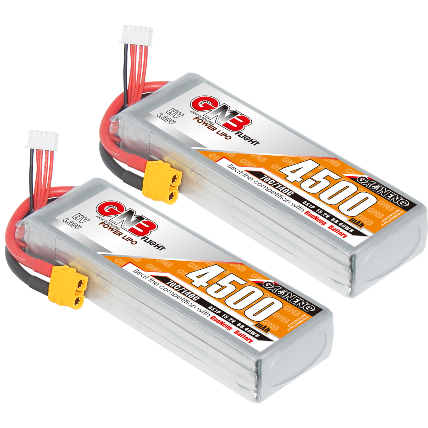 GAONENG GNB LiHV 4S 15.2V 4500mAh 70C LiPo Battery XT60