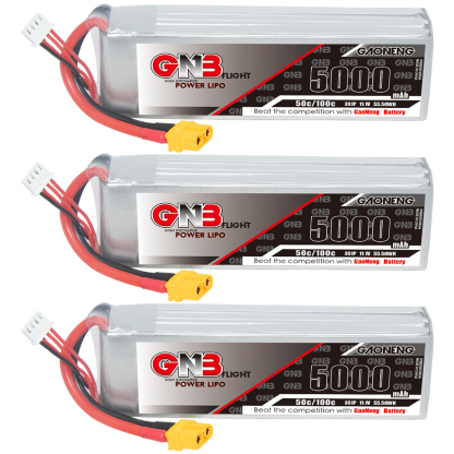 GAONENG GNB 3S 11.1V 5000mAh 50C LiPo Battery XT60