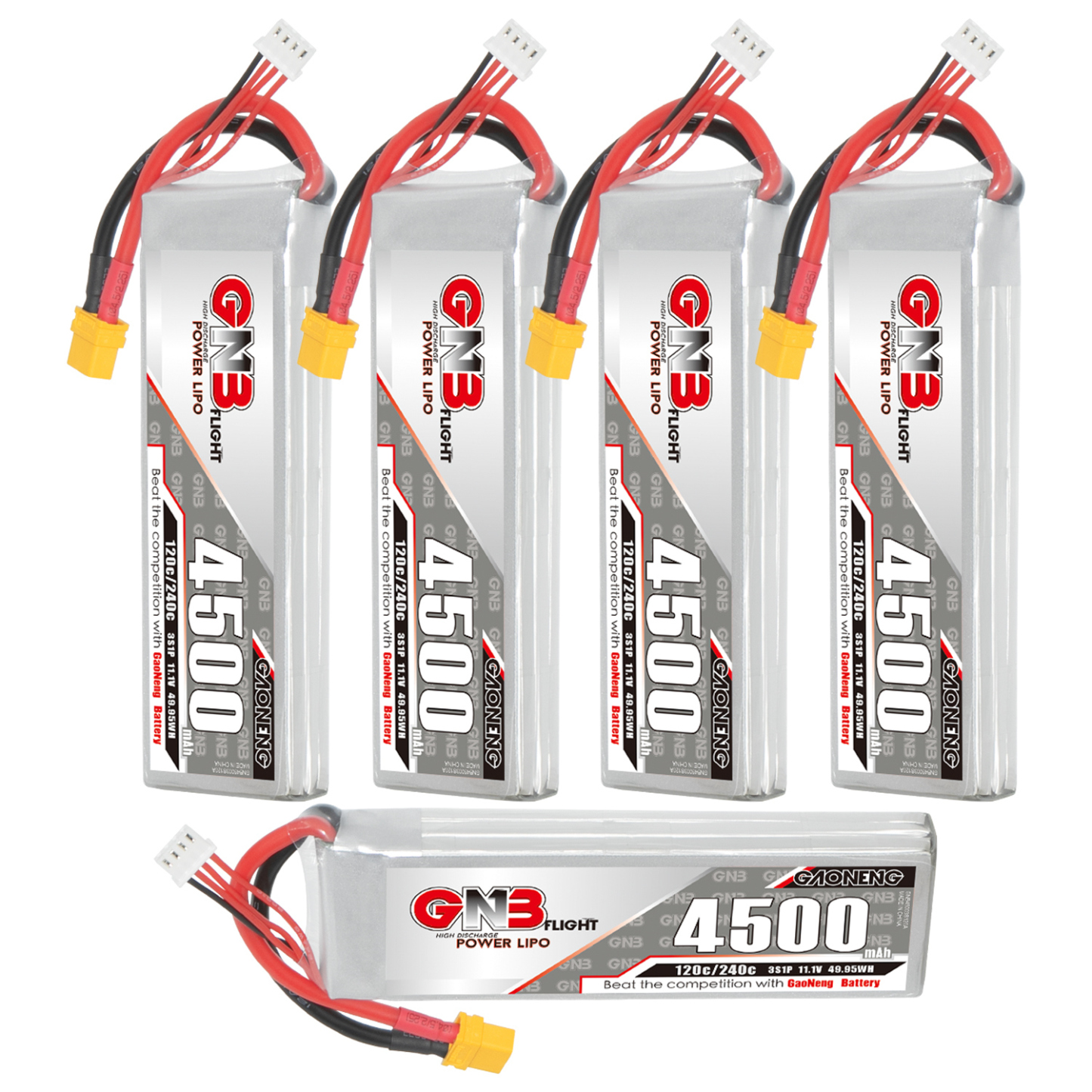 GAONENG GNB 3S 11.1V 4500mAh 120C LiPo Battery XT60