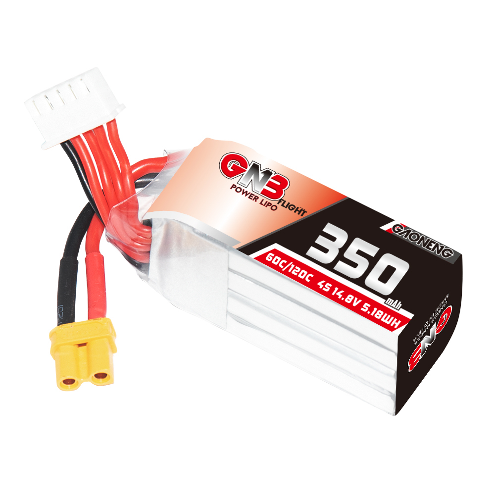GAONENG GNB 4S 14.8V 350mAh 60C XT30 LiPo Battery