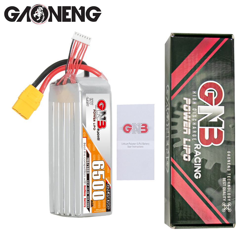 GAONENG GNB HV 6S 22.8V 6500mAh 70C LiPo Battery XT90