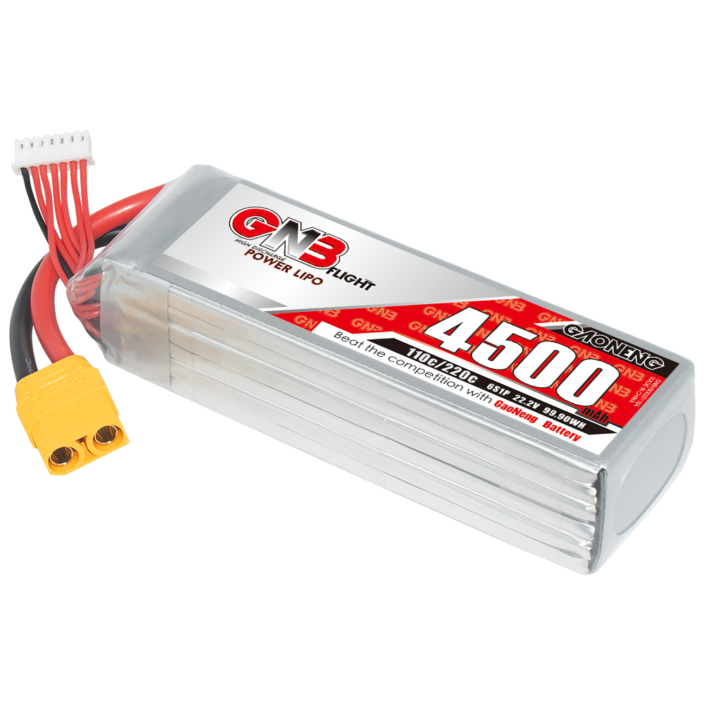 GAONENG GNB 6S 22.2V 4500mAh 110C LiPo Battery XT90