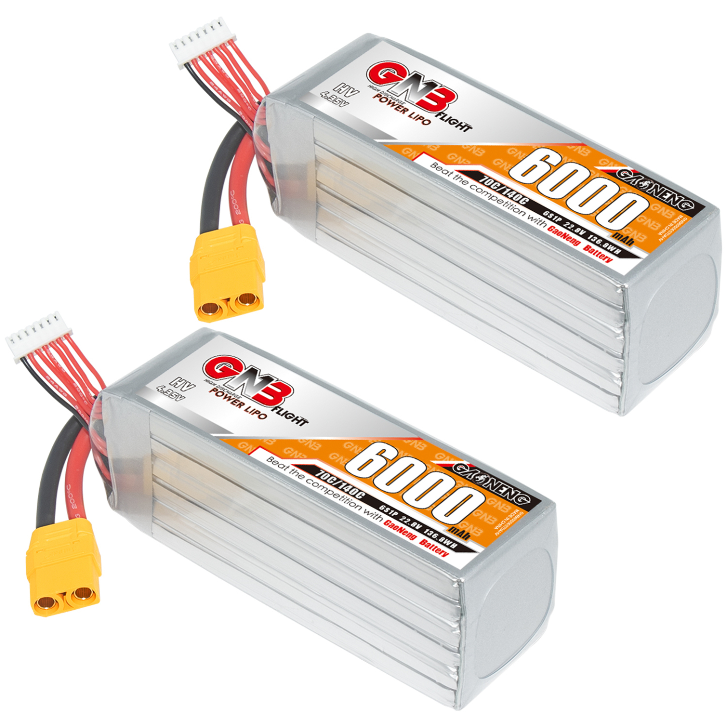 GAONENG GNB HV 6S 22.8V 6000mAh 70C LiPo Battery XT90