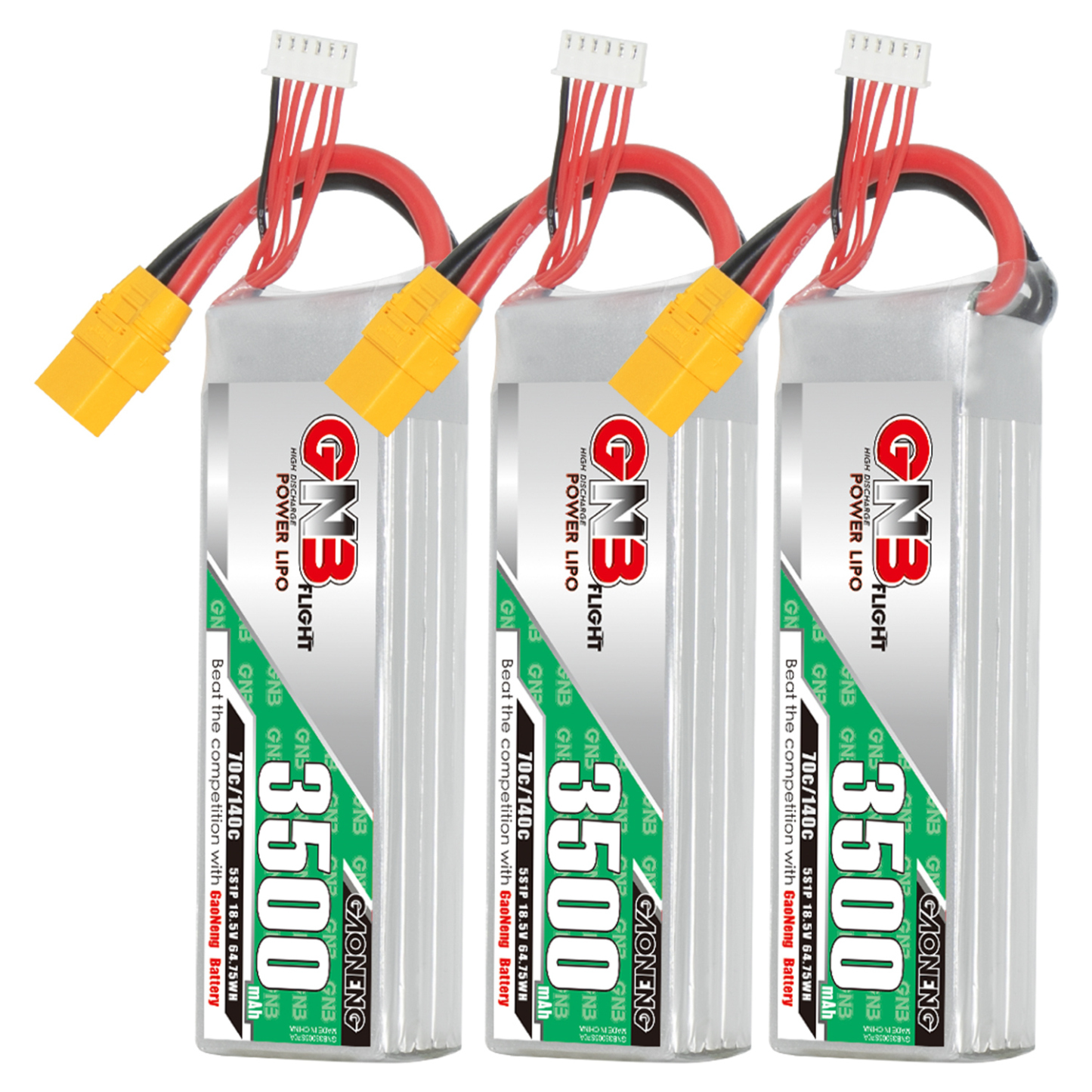 GAONENG GNB 5S 18.5V 3500mAh 70C XT90 LiPo Battery