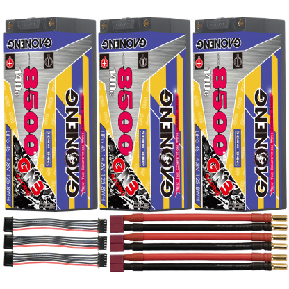 GAONENG GNB 4S 14.8V 8500mAh 140C 5mm Bullet Hard Case LiPo Battery