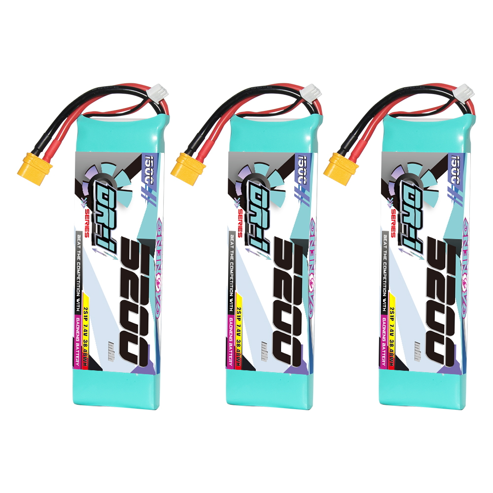 GAONENG GNB DR-1 Series 2S 7.4V 5200mAh 150C LiPo Battery XT60