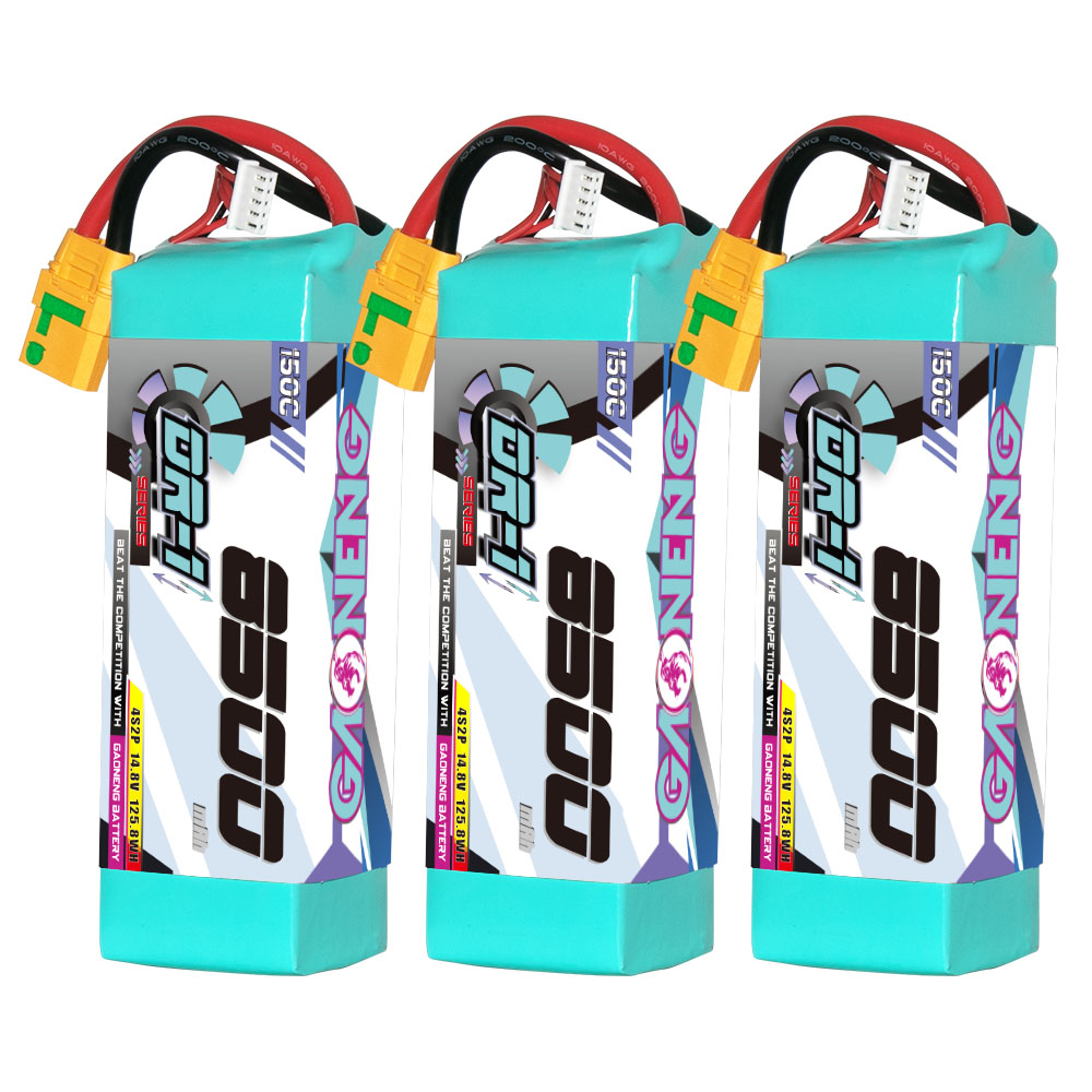 GAONENG GNB DR-1 Series 4S 14.8V 8500mAh 150C LiPo Battery XT90S Anti Spark