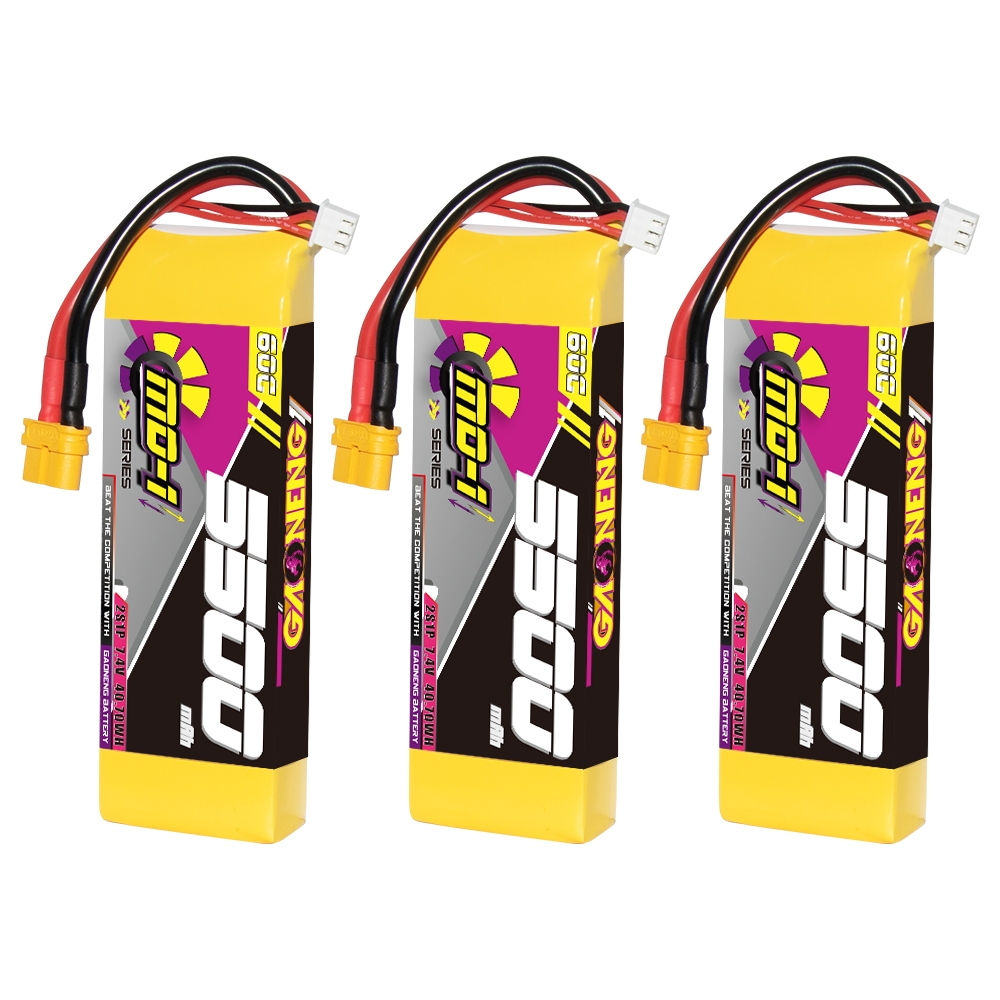 GAONENG GNB MD-1 Series 2S 7.4V 5500mAh 60C LiPo Battery XT60