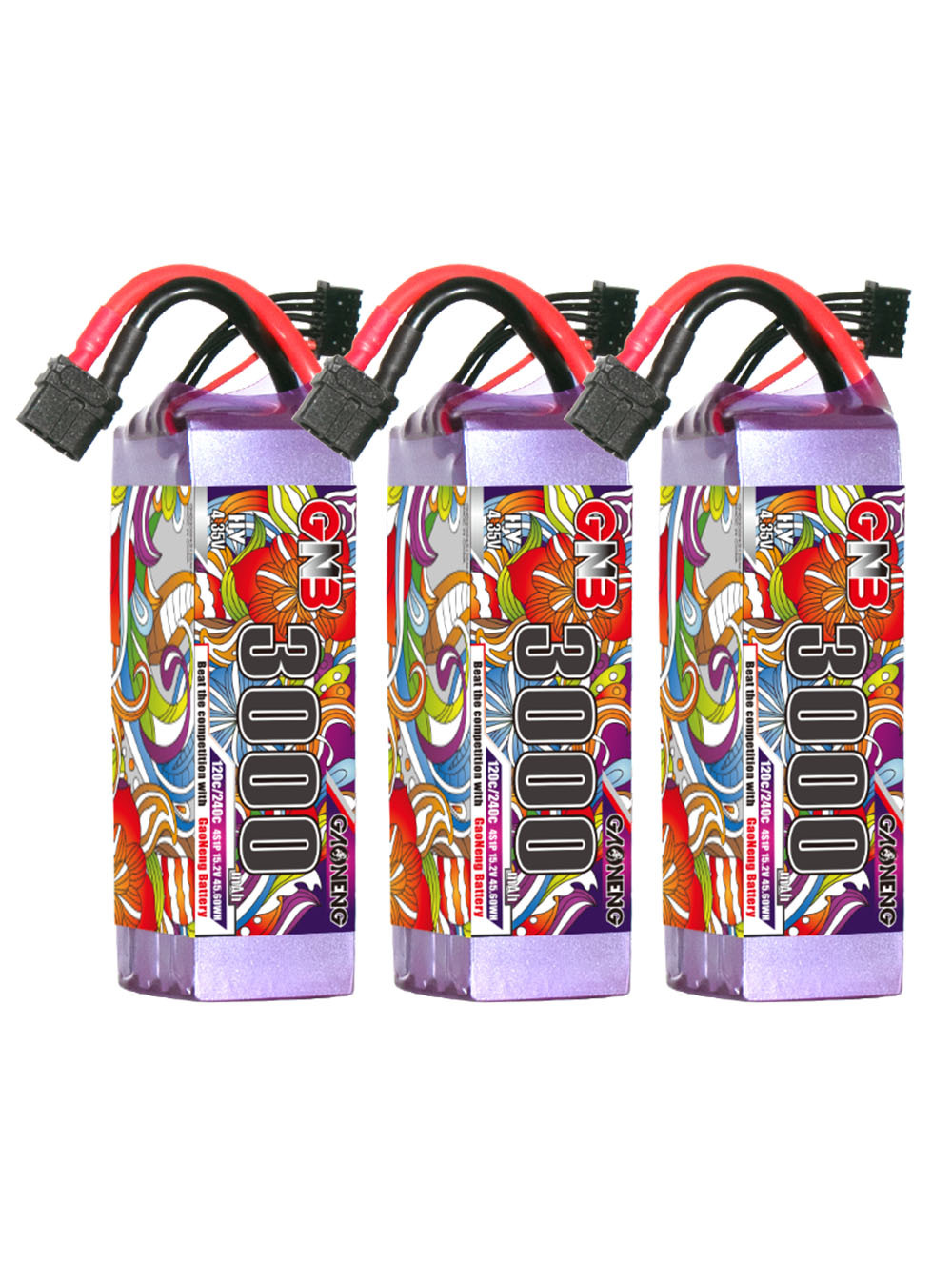 GAONENG GNB LiHV 4S 15.2V 3000mAh 120C XT60 LiPo Battery