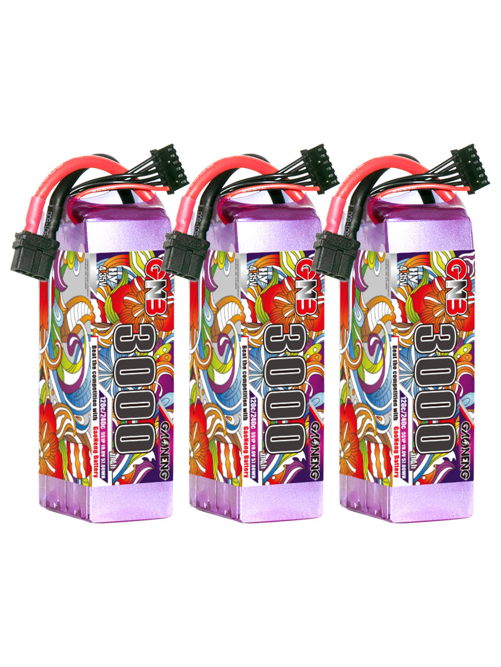 GAONENG GNB LiHV 5S 19V 3000mAh 120C XT60 LiPo Battery