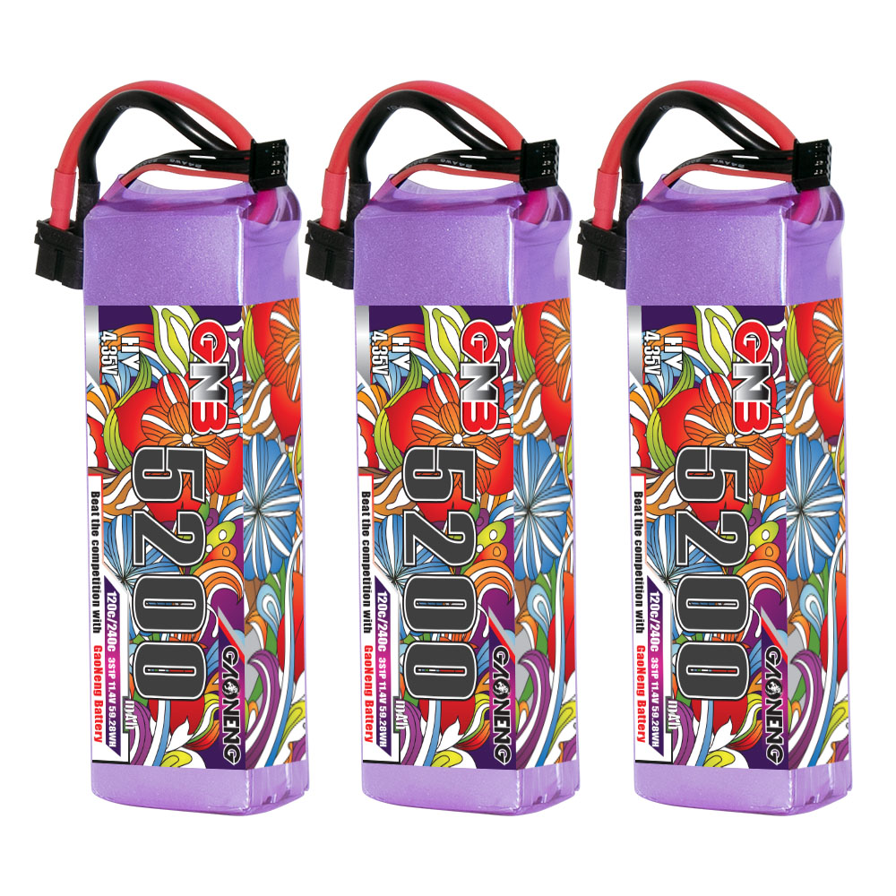 GAONENG GNB LiHV 3S 11.4V 5200mAh 120C LiPo Battery XT60