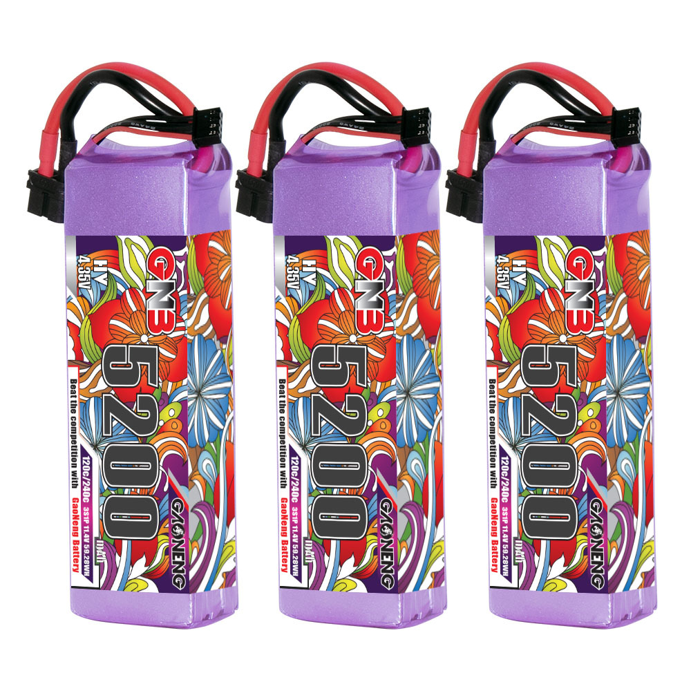 GAONENG GNB LiHV 3S 11.4V 5200mAh 120C LiPo Battery XT60