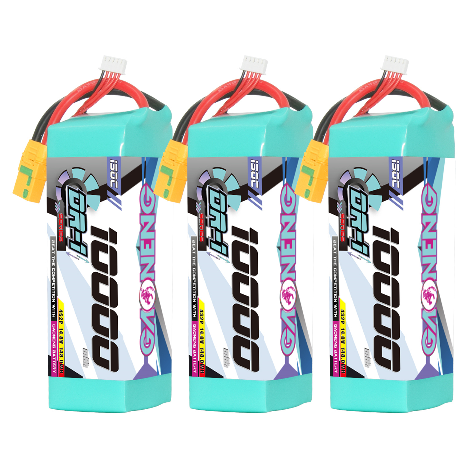 GAONENG GNB DR-1 Series 4S 14.8V 10000mAh 150C LiPo Battery XT90S Anti Spark