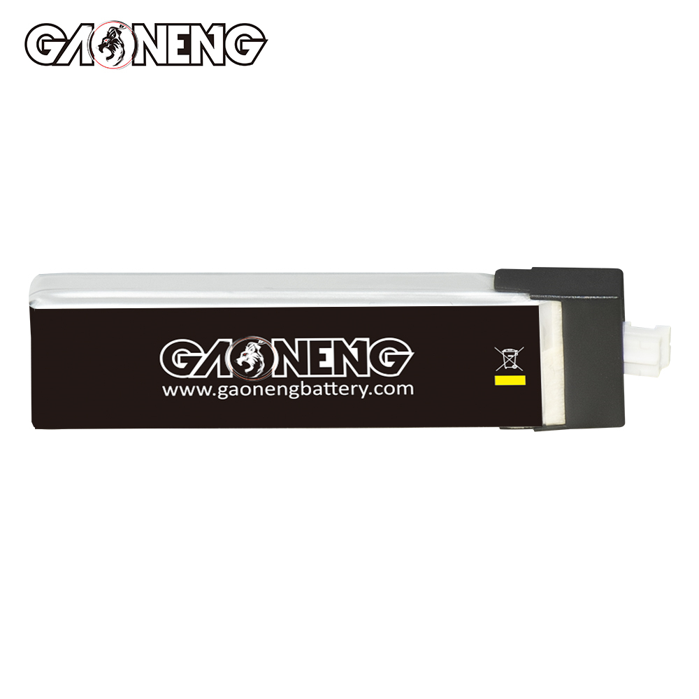 GAONENG GNB LiHV 1S 3.8V 850mAh 60C PH2.0 Plastic Head LiPo Battery Long Range