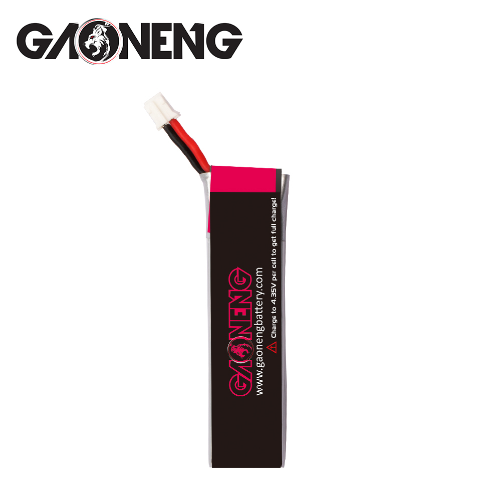 4PCS - GAONENG GNB LiHV 1S 3.8V 720mAh 100C PH2.0 Cabled LiPo Battery