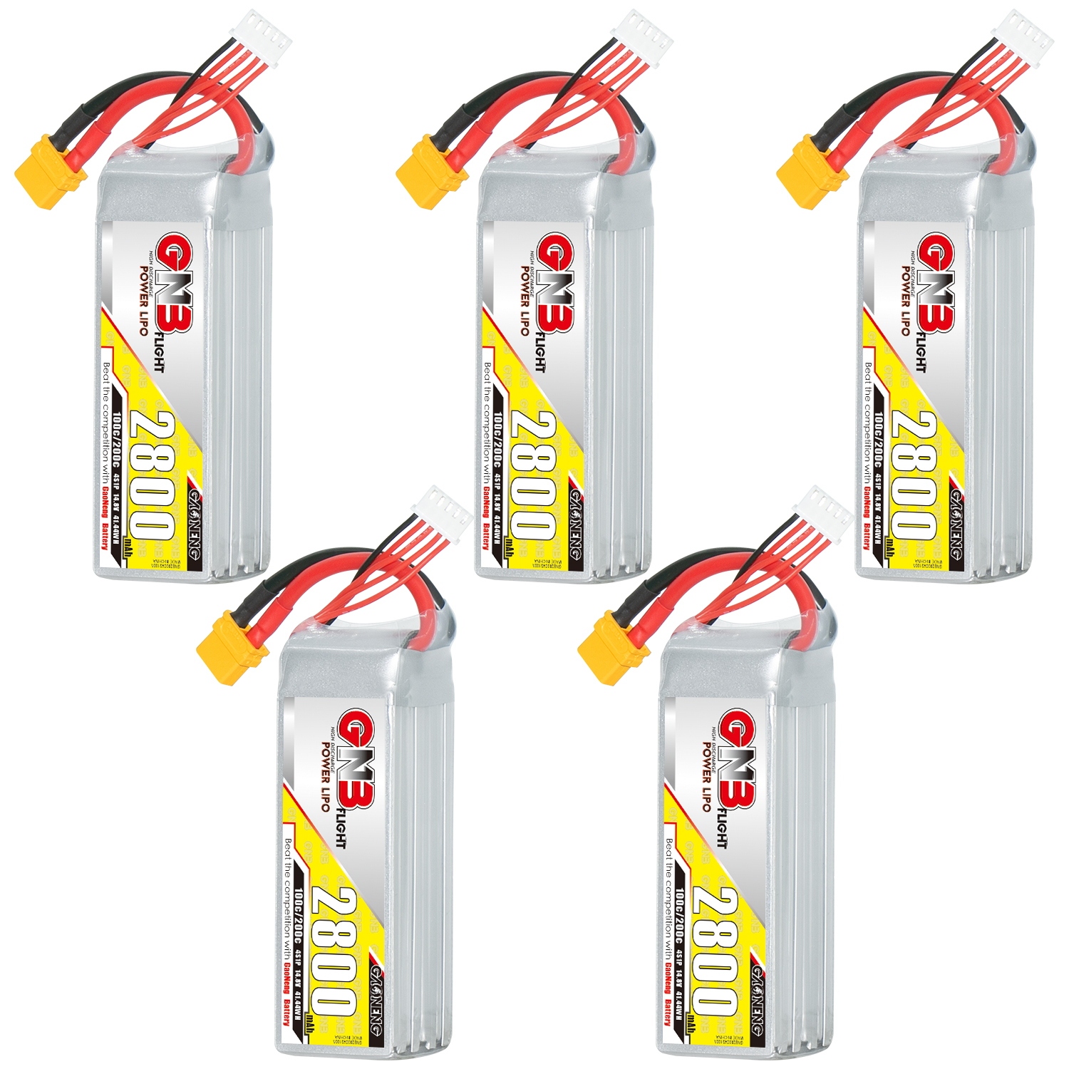 GAONENG GNB 4S 14.8V 2800mAh 100C XT60 LiPo Battery
