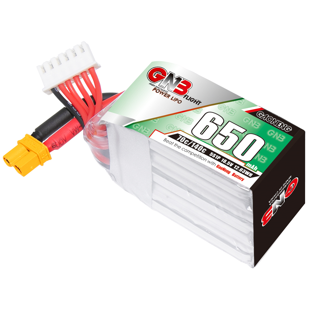 GAONENG GNB 5S 18.5V 650mAh 70C XT30 LiPo Battery