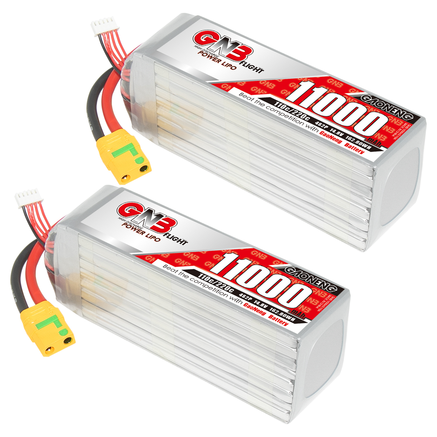 GAONENG GNB 4S 14.8V 11000mAh 11AH 110C RC LiPo Battery XT90S Anti Spark
