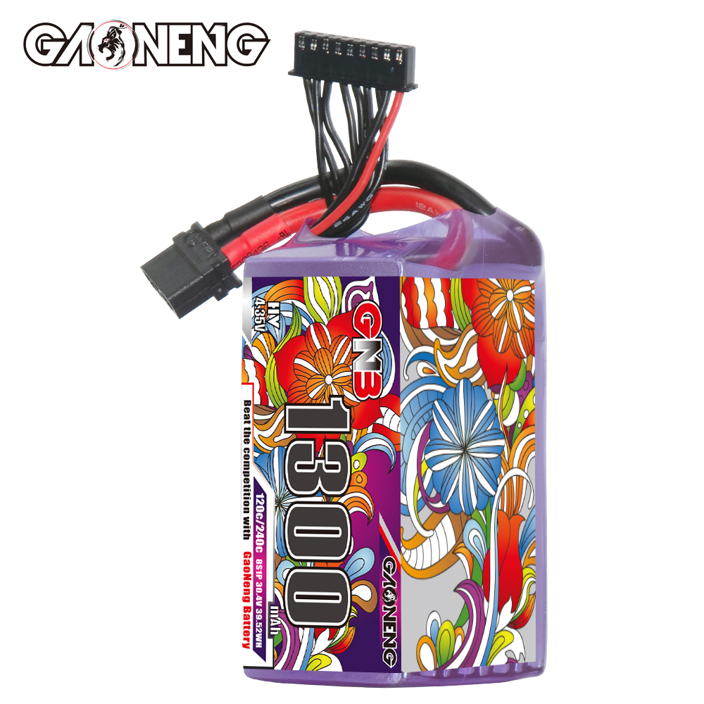 GAONENG GNB LiHV 8S 30.4V 1300mAh 120C XT60 LiPo Battery