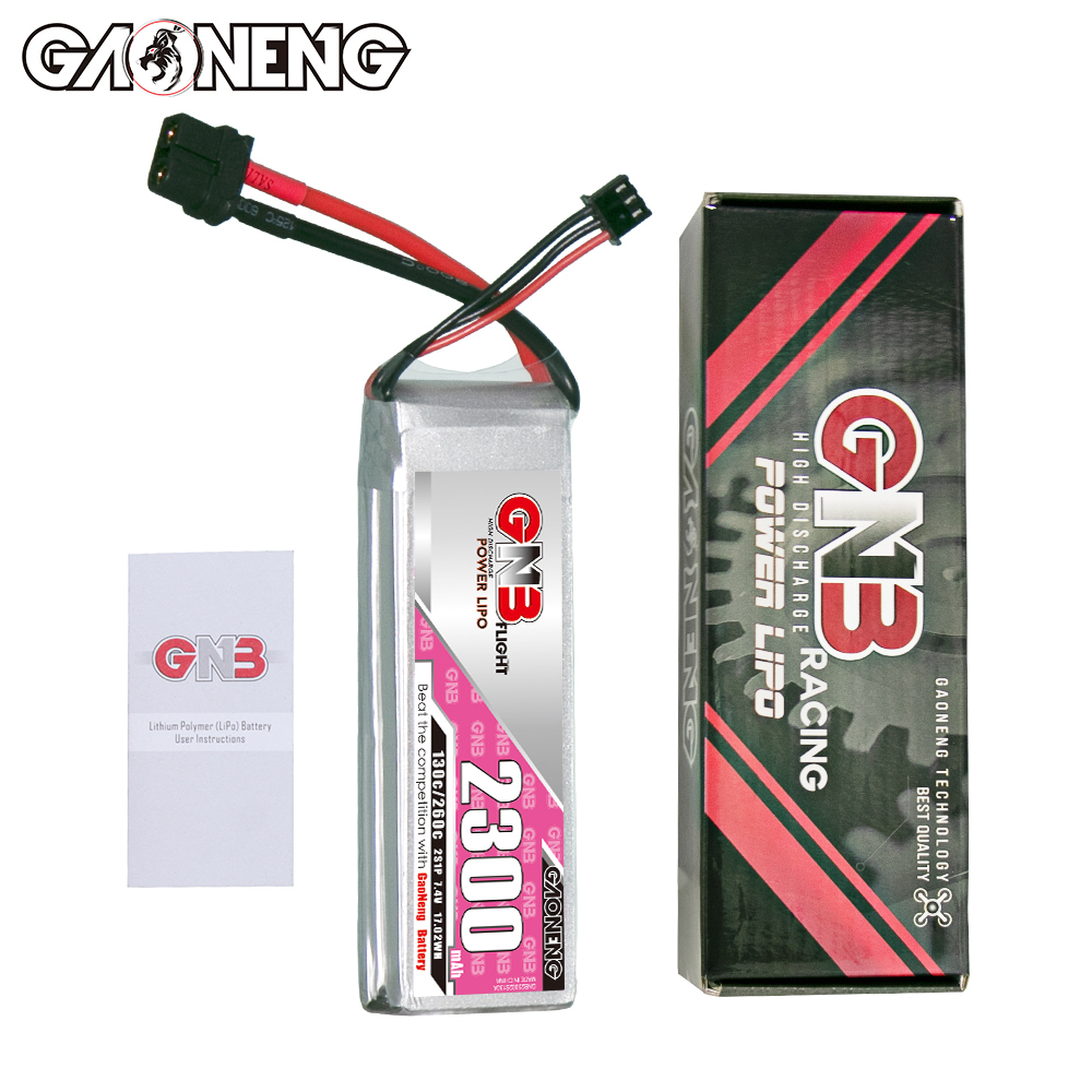 GAONENG GNB 2S 7.4V 2300mAh 130C LiPo Battery XT60 Connector