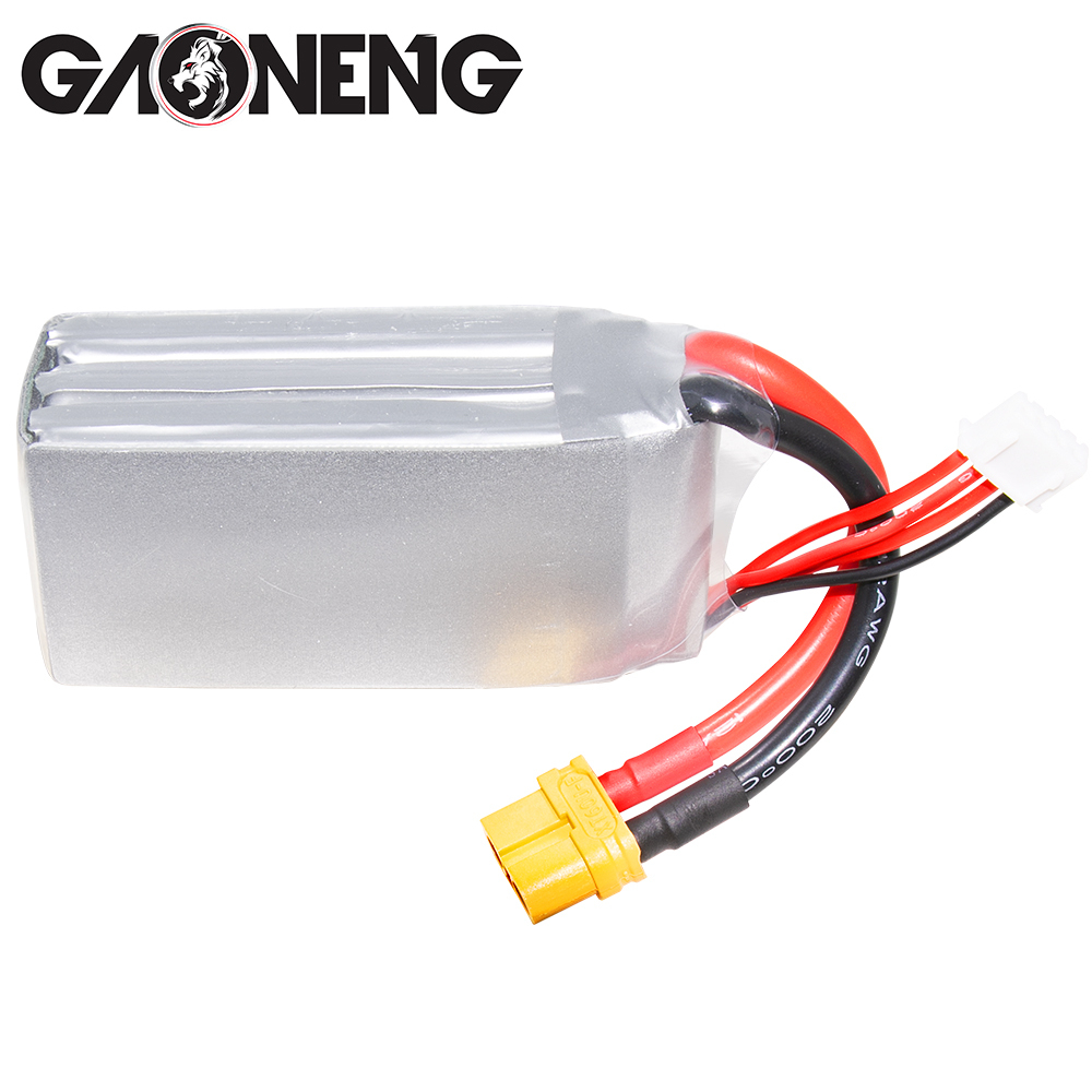 2PCS - GAONENG GNB 3S 11.1V 1850mAh 100C XT60 LiPo Battery