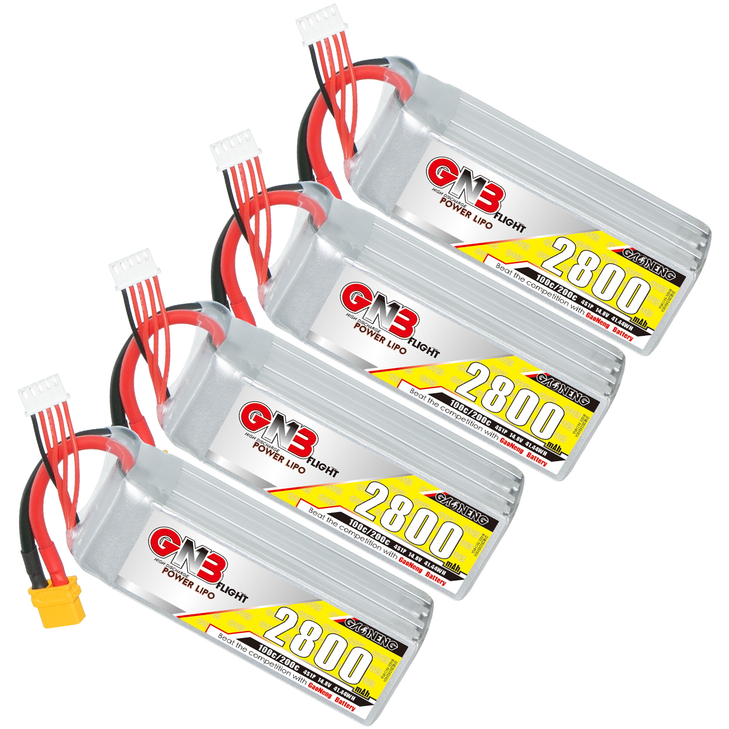 GAONENG GNB 4S 14.8V 2800mAh 100C XT60 LiPo Battery