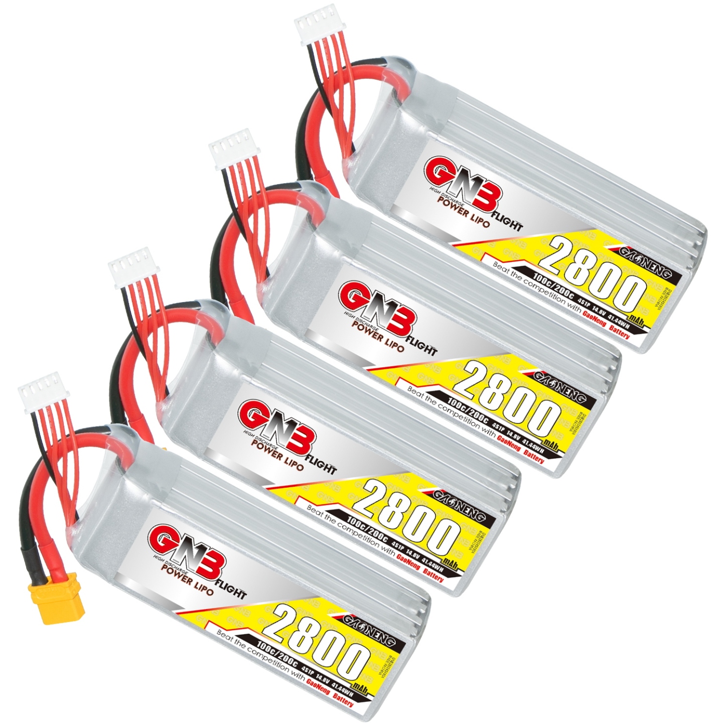 GAONENG GNB 4S 14.8V 2800mAh 100C XT60 LiPo Battery
