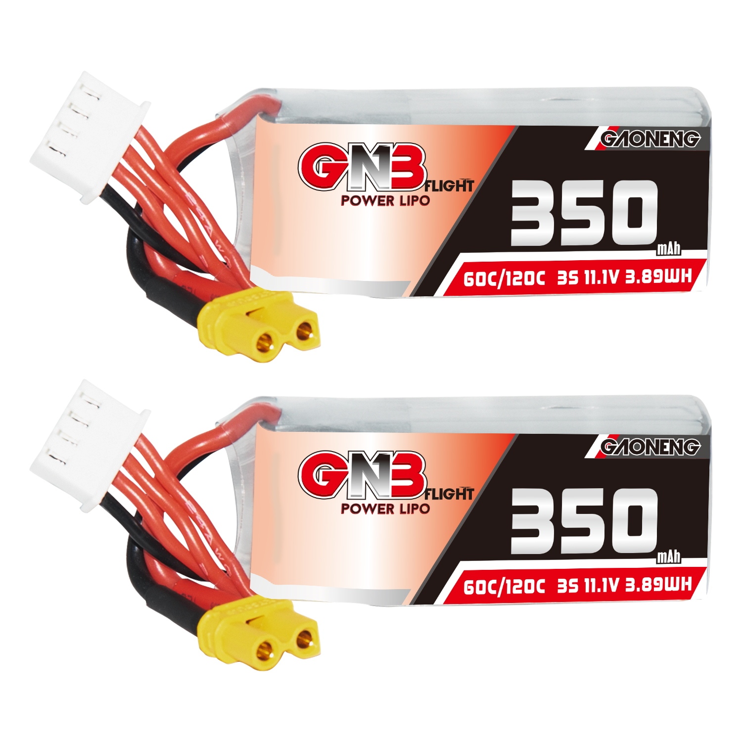 GAONENG GNB 3S 11.1V 350mAh 60C XT30 LiPo Battery
