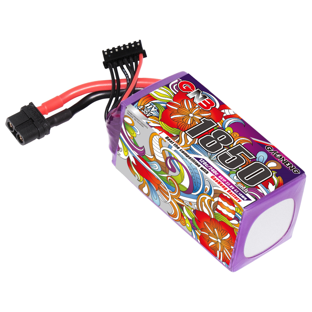 GAONENG GNB LiHV 6S 22.8V 1850mAh 120C XT60 LiPo Battery