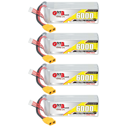 GAONENG GNB 4S 14.8V 6000mAh 100C XT90 LiPo Battery