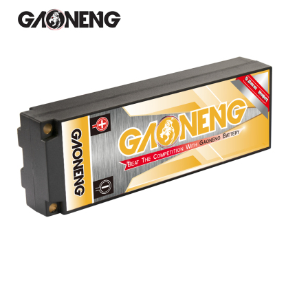 1PCS - GAONENG GNB 2S 7.4V 6000mAh 130C Hard Case LCG LiPo Battery XT60