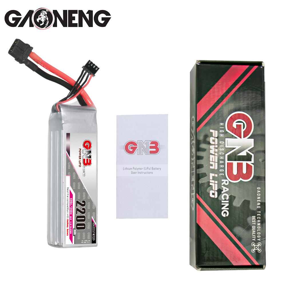 1PCS - GAONENG GNB 3S 11.1V 2600mAh 120C XT60 LiPo Battery